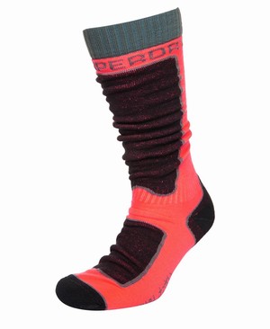 Superdry Snow Sock Triple Pack Női Baselayer Fekete/Sötét Szürke/Korall | AOTJL4328